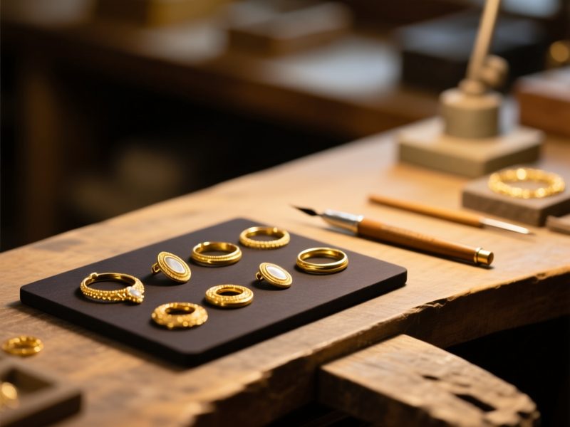 中国金店提供珠宝定制服务,流程涵盖需求沟通、设计确认、制作与交付等环节。