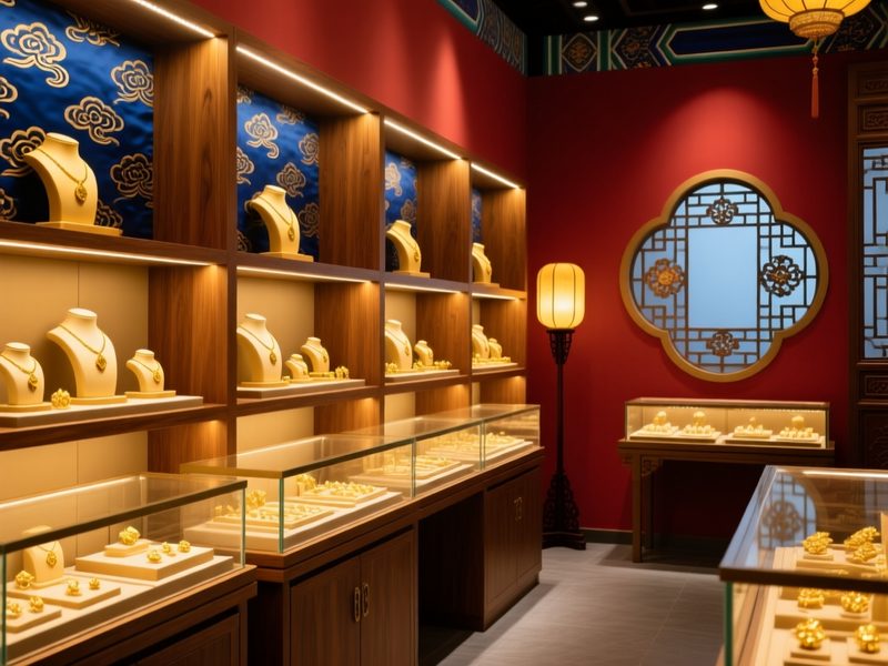 珠宝店商品陈列：主推位、动线与柜台层次怎么排