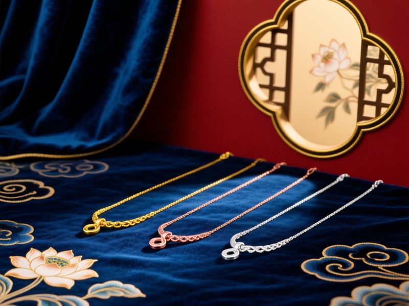 K 金的三种主流颜色,本质是合金配比的差别。选色看肤色、看常穿衣服、看已有首饰,三步就能定。