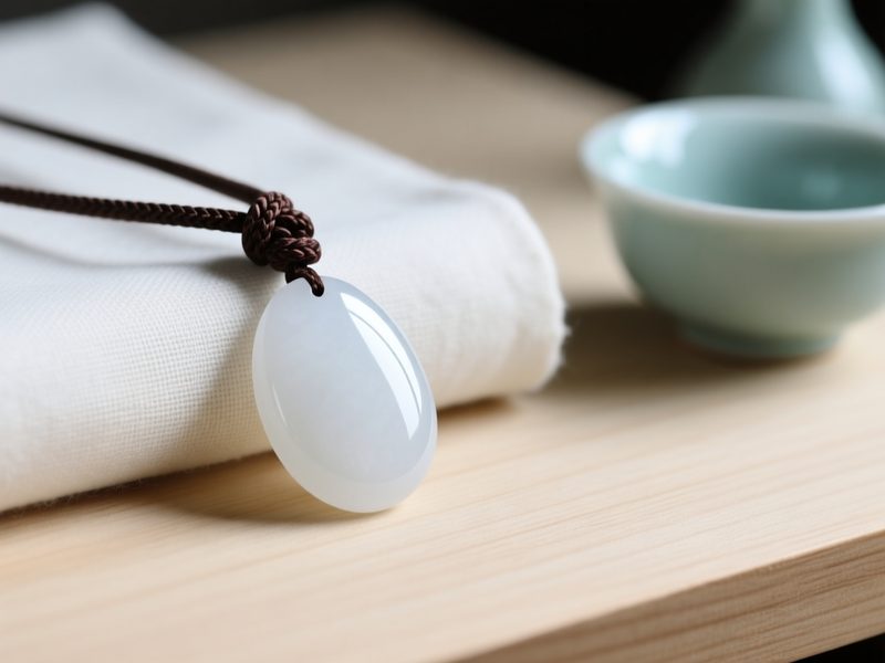 一枚好玉坠,挂在不对的绳子上,气质会差一半。挂绳的颜色、粗细与结法,既影响观感,也关系到佩戴安全。
