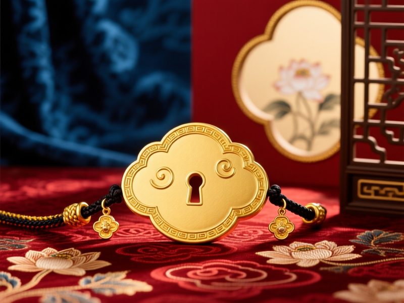 婚嫁金锁片：长命锁的形制与佩戴场合