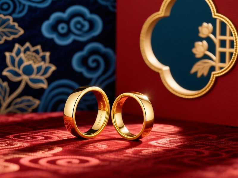 鸳鸯对戒：中式婚戒的形制与寓意